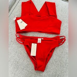 L Space Red Bikini - New w Tags